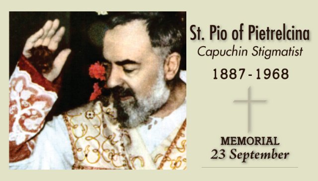 ST PIO OF PIETRELCINA - PADRE PIO PRAYER CARD